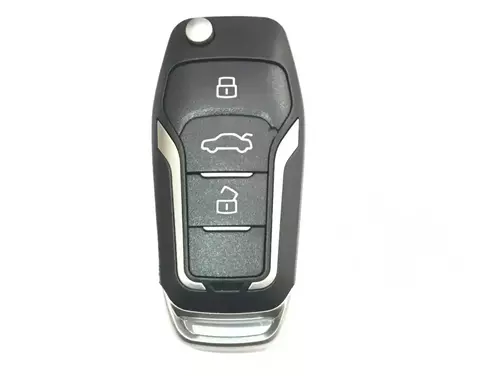 CHAVE CANIVETE KD900 3 BOTOES MODELO: FORD - MULTIFUNCIONAL