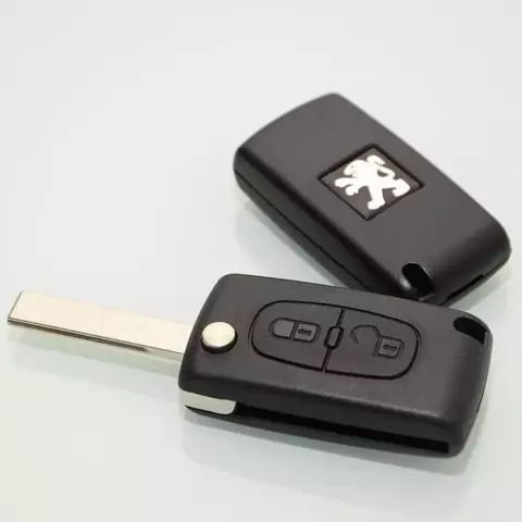 CHAVE CANIVETE PEUGEOT 307/308/407 - 2 BOTOES