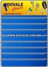 PAINEL DE CHAVES DOVALE COM 81 POSICOES 60cm.Larg. X 67cm.Altura