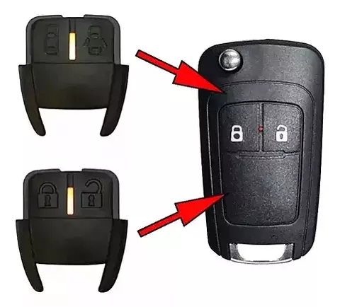 CHAVE OCA CANIVETE ADAPTACAO GM 2 BOTOES SEM LAMINA