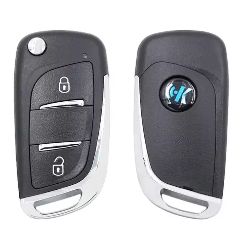 CHAVE CANIVETE KD900 2 BOTOES MODELO: PEUGEOT - SEM PCF