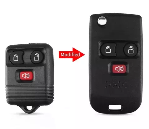 CHAVE OCA CANIVETE FORD ADAPTACAO 3 BOTOES