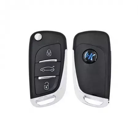 CHAVE CANIVETE KD900 3 BOTOES MODELO: PEUGEOT - MULTIFUNCIONAL