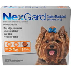 NexGard 11,3 mg para Cães de 2 a 4 Kg