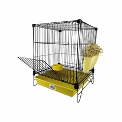 Tela Click 06 pçs 40x40 c Bandeja Peq Coelhos - Branco
