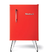 WHIRLPOOL HELADERA BAJO MESADA 76lts RETRO ROJA WRA09R3