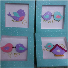 Cuadros 3D con apliques NENAS - tienda online