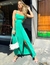 Vestido Longo com abertura nas costa