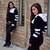 Conjunto Feminino Moletom Malha Crepe Blogueira Capuz Inverno