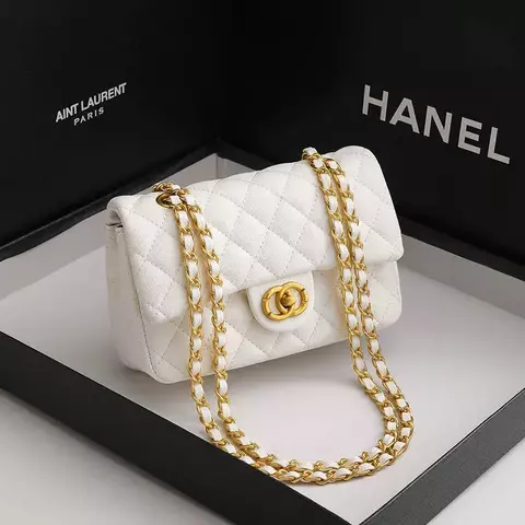 Corrente De Couro Genuíno Aiyige Nas Axilas Preta Pequena. - comprar online