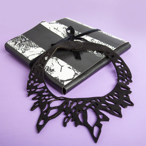 COLLAR TERCIOPELO CORTO - COLOR NEGRO