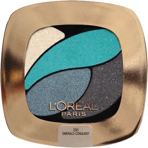 Paleta Pequeña de Sombra L'Oreal Colour Riche eyeshadow- 290 Emerald Conquest - comprar en línea