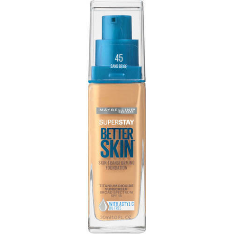 Base Liquida Maybelline SuperStay Better Skin-45 Sand Beige - comprar en línea