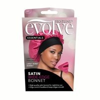 Gorro de Satin Para la noche para pelo crespo, extensiones y proteger Studio Dry Satin Wide-Edge Bonnet