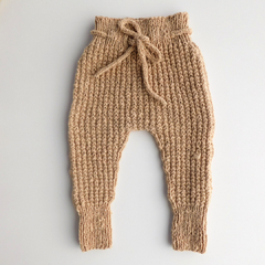 Chupín Junio beige canela - EntramadoSur. Naturaleza Hecha Abrigo