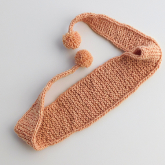 Pañuelito rosa coral - EntramadoSur. Naturaleza Hecha Abrigo