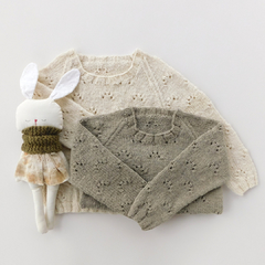 Sweater Lovely gris claro