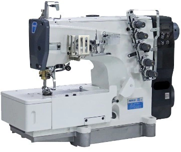 Maquina de Costura Galoneira plana, fechada motor Direct-Drive Velocidade de 5000 ppm. Maqi W1C