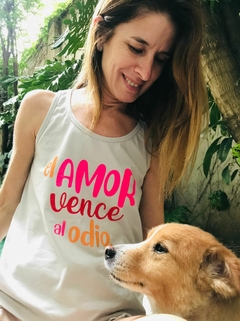 Musculosa El amor vence al odio - Mundo Allegretto