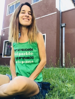 Musculosa Por la felicidad del pueblo - comprar online