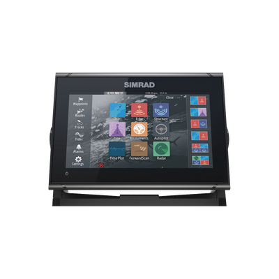 SIMRAD GO9 Pantalla de navegación de 9" touch screen multi-funcional para radar, fishfinder, y control automático de navegación. 000-14444-001