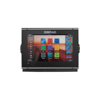 SIMRAD GO7 Pantalla de navegación touch screen multi-funcional para radar, fishfinder, y control automático de navegación. No incluye transducer 000-14448-001