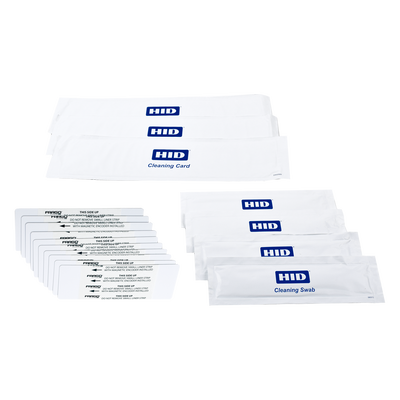 HID Kit de limpieza para DTC1250e, DTC1500, C50, DTC1000Me, DTC4250e, DTC1000, DTC4000, incluye 10 servicios 086177