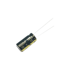 SYSCOM Capacitor Electrolítico de Aluminio, Radial de 1000 µFd, 16 Vcc, 105 °C, 10 x 15 mm. MOD: 1000M0016V
