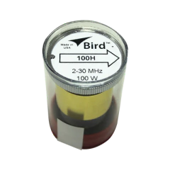 BIRD TECHNOLOGIES Elemento en Línea 7/8" de 100 Watt para Wattmetro BIRD 43 en el Rango de Frecuencia de 2-30 MHz. MOD: 100H