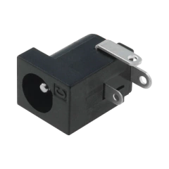 SYSCOM Conector DC Jack Macho de 2.1 mm para montaje de Panel. 101178