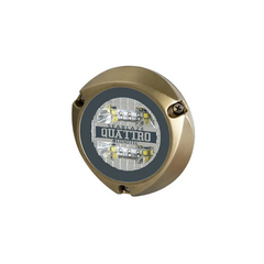 LUMITEC Luz led marina sumergible SeaBlaze Quattro, emite luz de color blanco y azul de 2000 lúmenes, fabricada en bronce naval con grado de protección IP68. 101511 - buy online