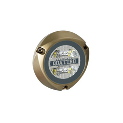 LUMITEC Luz led marina sumergible SeaBlaze Quattro, emite luz de color blanco y azul de 2000 lúmenes, fabricada en bronce naval con grado de protección IP68. 101511 on internet