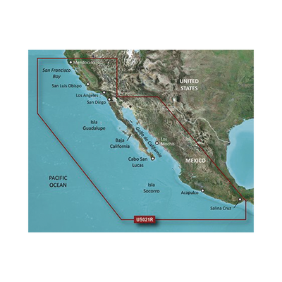 GARMIN Mapa HXUS021R California - México. MOD: 10-C0722-20