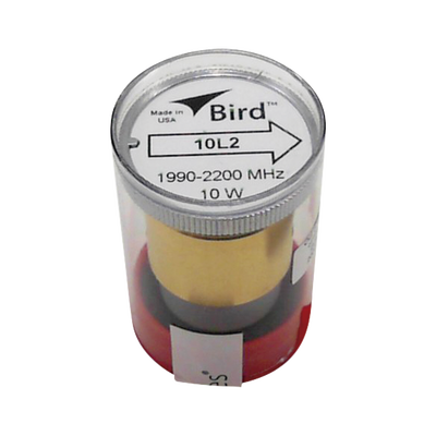 BIRD TECHNOLOGIES Elemento de 10 Watt en linea 7/8" para Wattmetro BIRD 43 en Rango de Frecuencia de 1990-2200 MHz. MOD: 10L2