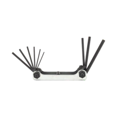 SYSCOM Juego de 9 Llaves Allen 0.050", 1/16", 5/64", 3/32", 7/64", 1/8", 9/64", 5/32" y 3/16" 116134