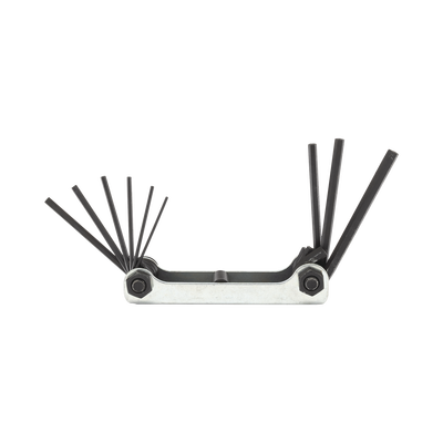 SYSCOM Juego de 9 Llaves Allen 0.050", 1/16", 5/64", 3/32", 7/64", 1/8", 9/64", 5/32" y 3/16" 116134