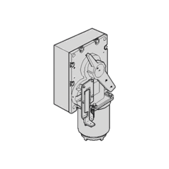 CAME Refacción para GARD6 y GARD 8 / Motorreductor MOD: 119-RIG196