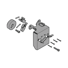 CAME Refaccion para GARD4 / Grupo de interruptores para frenado y final de carrera. MOD: 119-RIG335