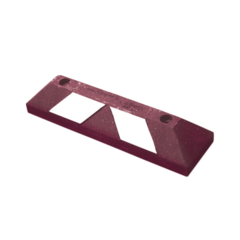 GNR Tope para Estacionamiento Home Park It Rojo-Blanco 56 cm MOD: 13190-HR