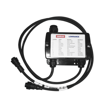 SIMRAD Caja de interconexión de 9 pines, para transductores sin conector. 000-13262-001