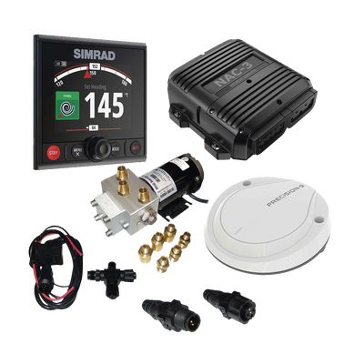 NAVICO INC AP44 VRF Paquete de alta capacidad, contiene el controlador ap44, brújula precision-9, bomba PUMP-3, piloto automático 13562-002