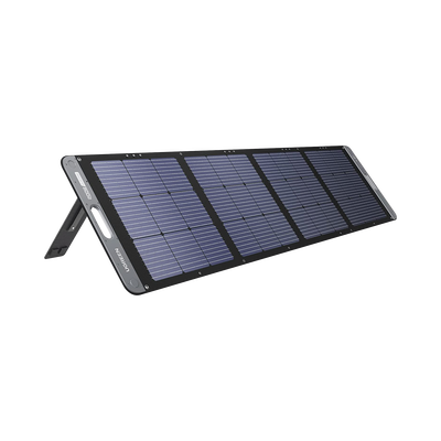 UGREEN Panel Solar Plegable 200W / Recomendado para el Power Station Portable de 1200W UGREEN / Alta Eficiencia de Conversión / Alineación Inteligente de la Luz Solar / Resistente Al Agua y Duradero / Incluye Cable XT60 Macho a Macho 2m. 15114