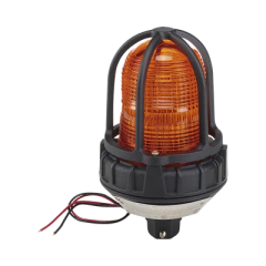 FEDERAL SIGNAL INDUSTRIAL Luz estroboscópica para ubicaciónes peligrosas, montaje tipo tubo, 12-24Vcc, ambar MOD: 151XST012024A