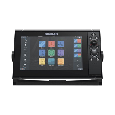 SIMRAD Pantalla de navegación NSS9 Evo3S, integra una ecosonda de 1 kW de potencia, receptor GPS de máxima sensibilidad, y conectividad inalámbrica. 000-15405-001