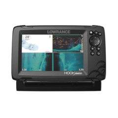 LOWRANCE Hook reveal con pantalla solar max de 7 pulgadas, incluye transducer triple Shot 000-15515-001 - comprar en línea