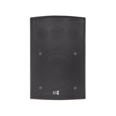 EGI AUDIO SOLUTIONS Bocina HiFi | PoE Ethernet IP | Altavoz de 2 vías | Potencia 12W | Protección IP66 | Color Negro 1603