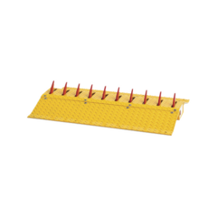 DKS DOORKING Picos poncha llantas autónomo / No requiere barrera vehicular / Para delimintar dirección de tráfico vehicular / Compatible con 1601-088 / Mide 90cm (3ft) / Fácil instalación de sobreponer 1610-087