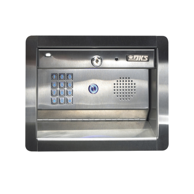 DKS DOORKING Access PLUS DKS / Atienda la puerta aún sin estar en casa! / Interfon telefónico / 27 números celulares / Control de acceso / 2 puertas / Lineas A/D 1812-092