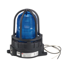 FEDERAL SIGNAL INDUSTRIAL Luz de advertencia LED para ubicaciónes peligrosas, montaje tipo tubo, 24Vcc, azul MOD: 191XL024B