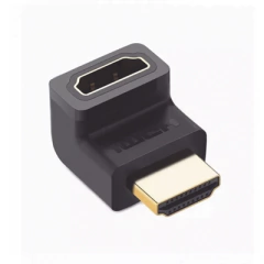 UGREEN Adaptador HDMI de 90 Grados Macho a Hembra / Hacia Arriba / HDMI 2.0 4K@60Hz / Proporciona Flexibilidad Sin Doblar los Cables HDMI 20110